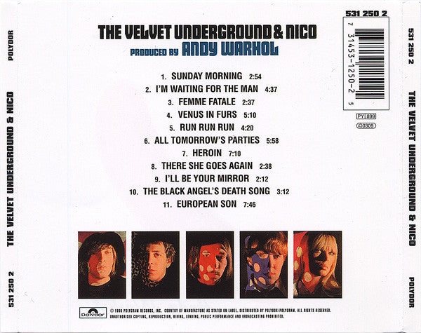 The Velvet Underground & Nico (3) : The Velvet Underground & Nico (CD, Album, RE, RM, RP)