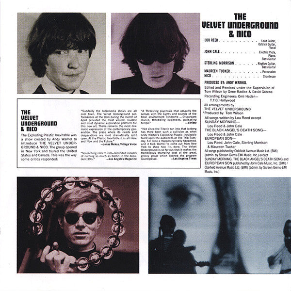 The Velvet Underground & Nico (3) : The Velvet Underground & Nico (CD, Album, RE, RM, RP)