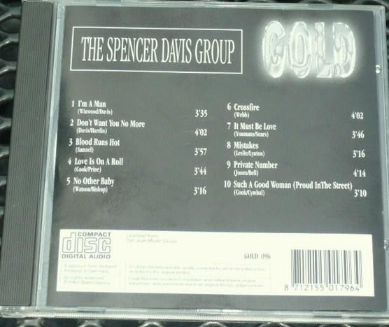 The Spencer Davis Group : Gold (CD, Comp)