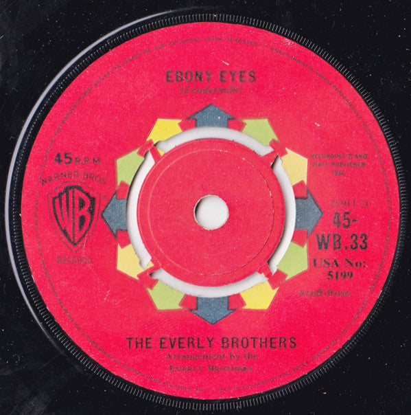 Everly Brothers : Walk Right Back (7", Single)
