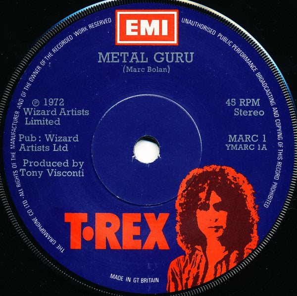 T. Rex : Metal Guru (7", Maxi)