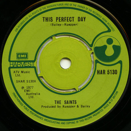 The Saints (2) : This Perfect Day (7", Single)
