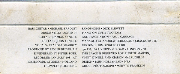 The Undertones : Positive Touch (Cass, Album, Red)