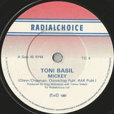 Toni Basil : Mickey (7", Single, Sol)
