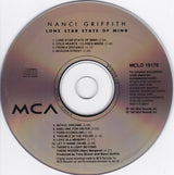 Nanci Griffith : Lone Star State Of Mind (CD, Album, RE)