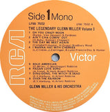 Glenn Miller And His Orchestra : The Legendary Glenn Miller Vol.3 (LP, Comp, Mono, RE)