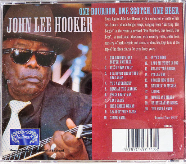 John Lee Hooker : One Bourbon, One Scotch, One Beer (CD, Comp)