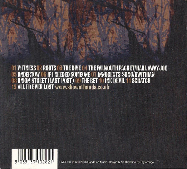 Show Of Hands (3) : Witness (CD, Album)