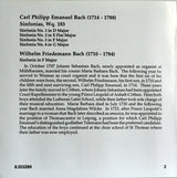 Carl Philipp Emanuel Bach, Wilhelm Friedemann Bach - Salzburger Kammerphilharmonie, Yoon Kuk Lee : Sinfonias, Wq. 183, Nos. 1 - 4 / Sinfonia In F Major (CD, Album)