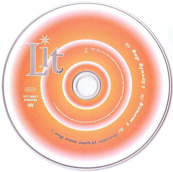 Lit : My Own Worst Enemy (CD, Single)