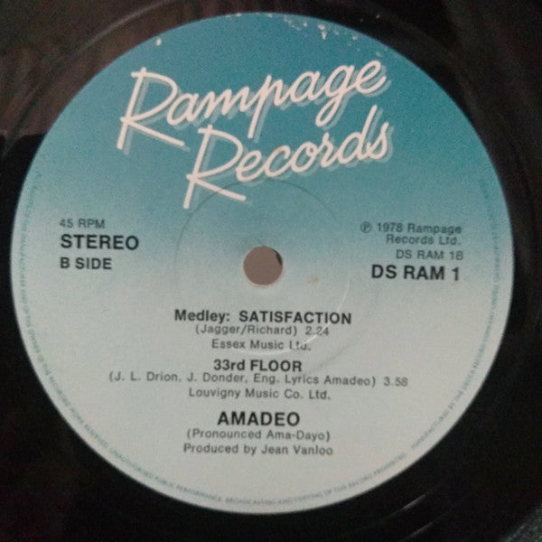 Amadeo - Moving Like A Superstar (12) (Very Good Plus (VG)) - DaddyPop