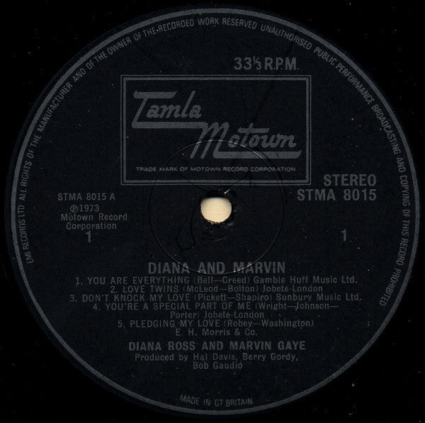 Diana* & Marvin* : Diana & Marvin (LP, Album)