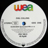 Phil Collins : Sussudio (Extended Remix) (12", Maxi)