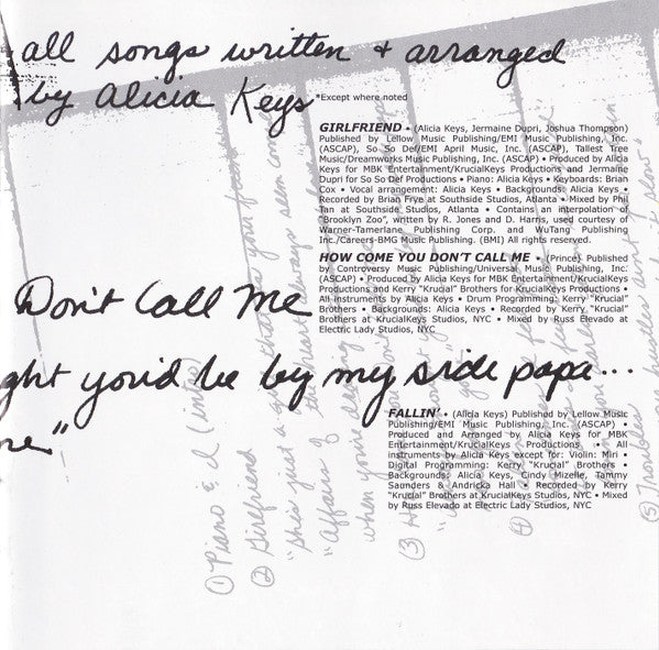 Alicia Keys - Songs In A Minor (CD) (Very Good Plus (VG)) - DaddyPop