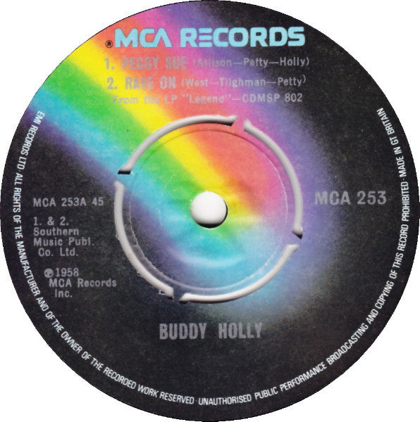 Buddy Holly : Rock'N'Roll (7", Maxi)