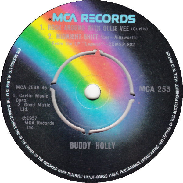 Buddy Holly : Rock'N'Roll (7", Maxi)