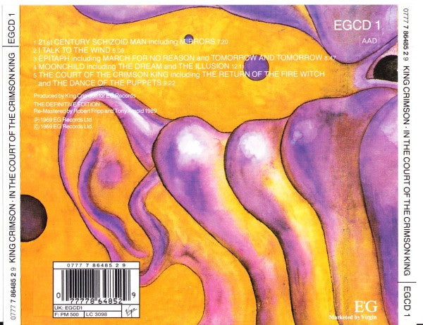 King Crimson : In The Court Of The Crimson King (CD, Album, RE, RM)