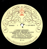 Pyotr Ilyich Tchaikovsky / Nikolai Rimsky-Korsakov - Philharmonia Orchestra, Constantin Silvestri : Symphony No. 6 'Pathétique' / May Night Overture (LP, RE)