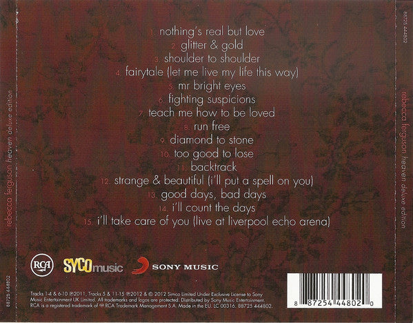 Rebecca Ferguson : Heaven (CD, Album, Dlx)