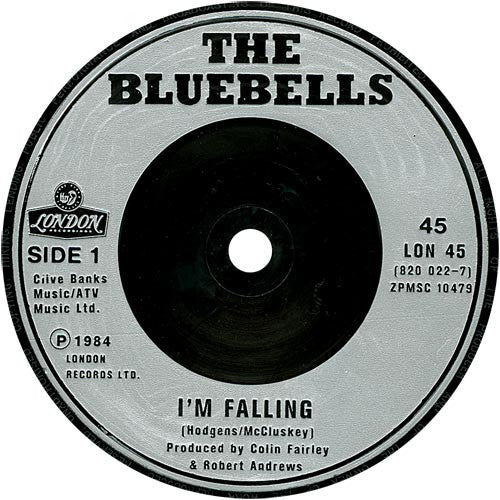 The Bluebells : I'm Falling (7", Single, Inj)