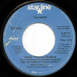 Tavares : More Than A Woman / Whodunit (7", Single, RE)