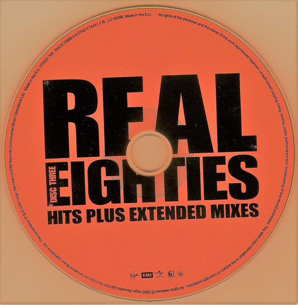 Various : Real Eighties - Hits Plus Extended Mixes (Box + 3xCD, Comp)