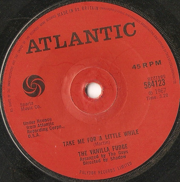 The Vanilla Fudge* : You Keep Me Hanging On (7", Single, Sol)