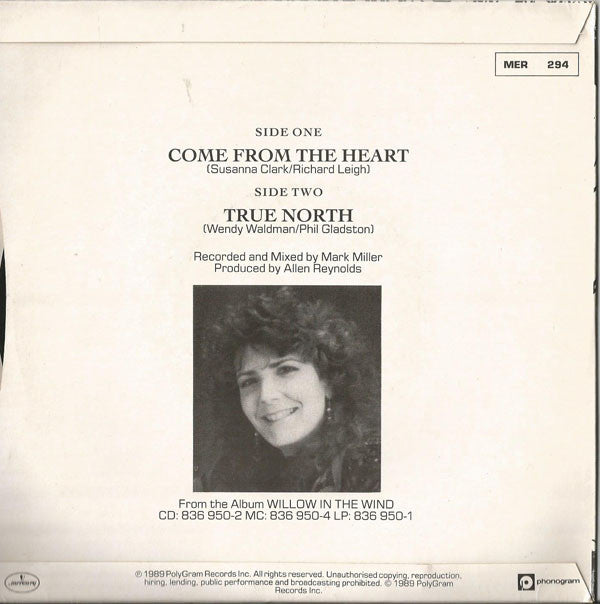 Kathy Mattea : Come From The Heart (7", Single)