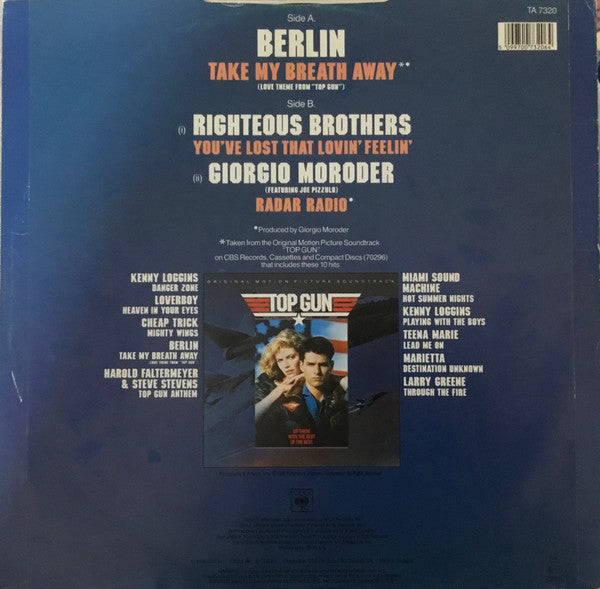 Berlin : Take My Breath Away (Love Theme From "Top Gun") (12")