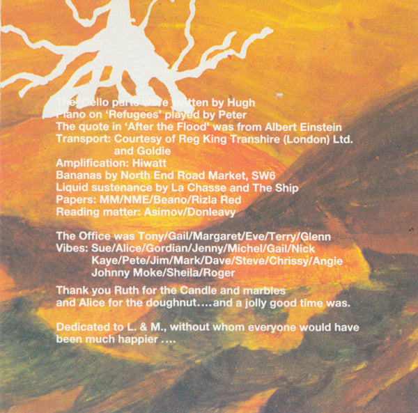 Van Der Graaf Generator : The Least We Can Do Is Wave To Each Other (CD, Album, RE, RP, Ude)