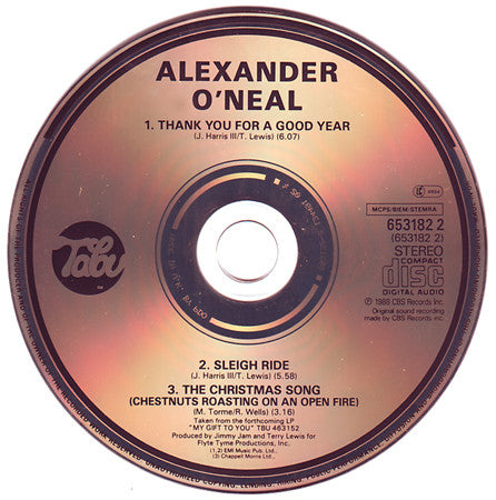 Alexander ONeal - Thank You For A Good Year (CD) (Very Good Plus (VG)) - DaddyPop