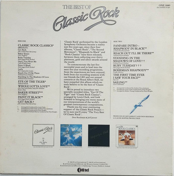 London Symphony Orchestra And The Royal Choral Society : The Best Of Classic Rock (LP, Comp)