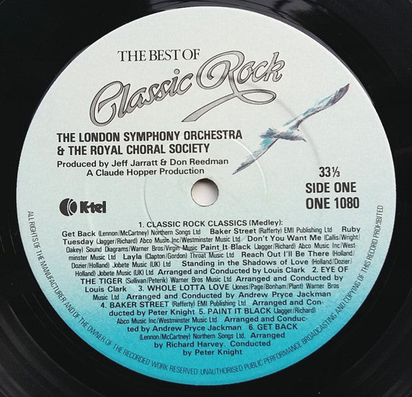 London Symphony Orchestra And The Royal Choral Society : The Best Of Classic Rock (LP, Comp)
