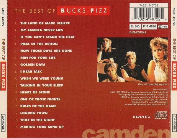 Bucks Fizz : The Best Of Bucks Fizz (CD, Comp)