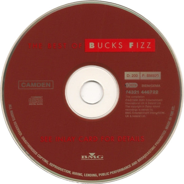 Bucks Fizz : The Best Of Bucks Fizz (CD, Comp)