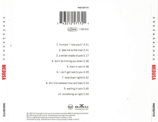 Annie Lennox - Medusa (CD) (Very Good (VG)) - DaddyPop