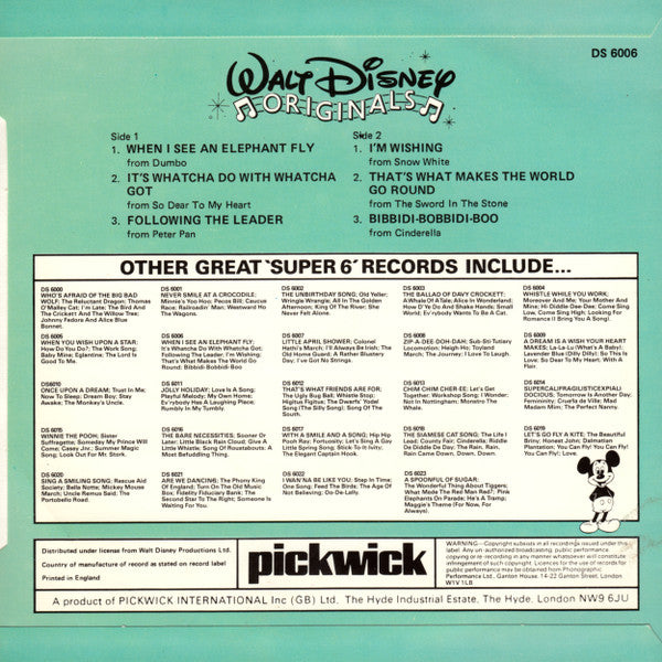 Various : When I See An Elephant Fly (7", EP, Mono)