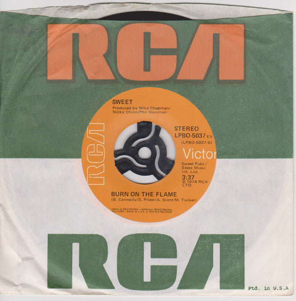 The Sweet : The Six Teens (7", Single, USA)