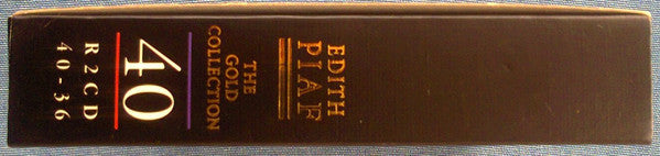 Edith Piaf : The Gold Collection - 40 Chansons D'or (2xCD, Comp)