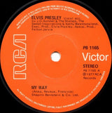 Elvis Presley : My Way (7", Single, Sol)