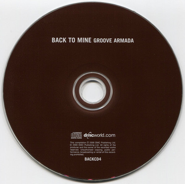 Groove Armada : Back To Mine (CD, Mixed)