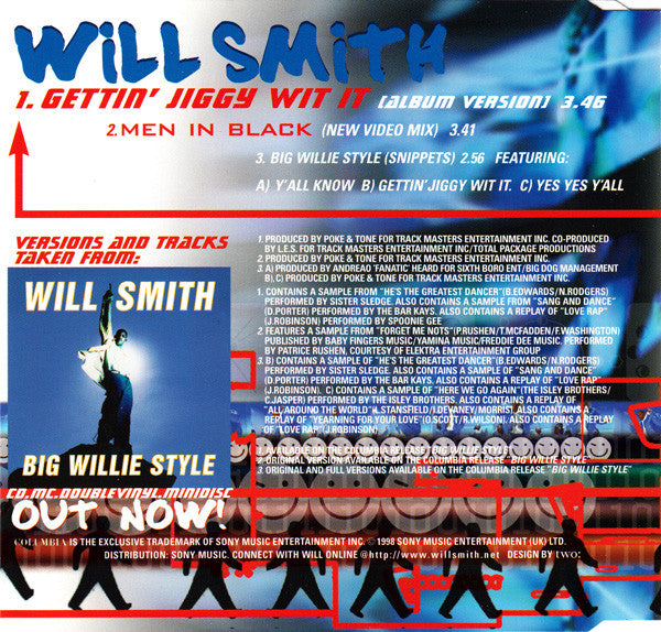 Will Smith : Gettin' Jiggy Wit It (CD, Single, CD1)
