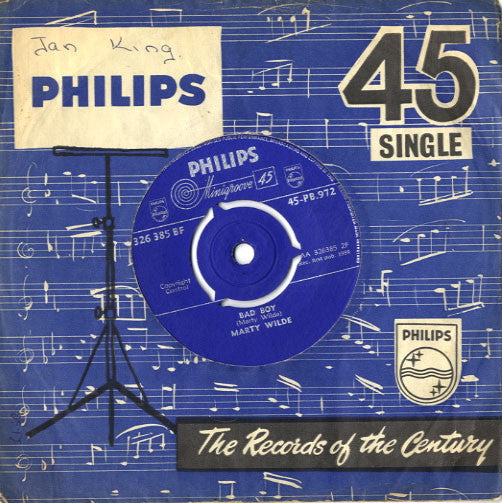 Marty Wilde : It's Been Nice (7", Single, 3-P)