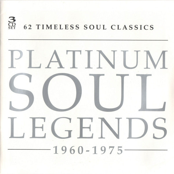 Various : Platinum Soul Legends - 1960-1975 (3xCD, Comp)