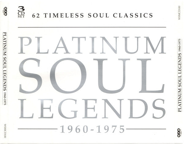 Various : Platinum Soul Legends - 1960-1975 (3xCD, Comp)