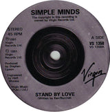 Simple Minds : Stand By Love (7", Single, Ltd, Num)