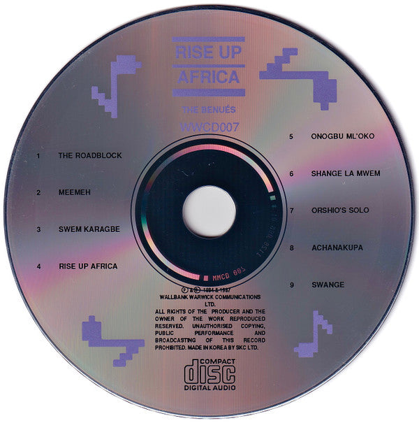 The Benue's : Rise Up Africa (CD, Album)