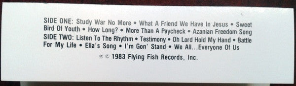 Sweet Honey In The Rock : We All...Everyone Of Us (Cass, Album)