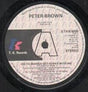 Peter Brown (2) : Do Ya Wanna Get Funky With Me / Without Love (7", Single, Promo, RE)