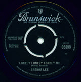 Brenda Lee : As Usual / Lonely Lonely Lonely Me (7", Single)